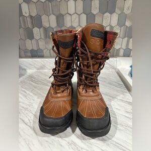 Sorel Men's Brown and Black Boots